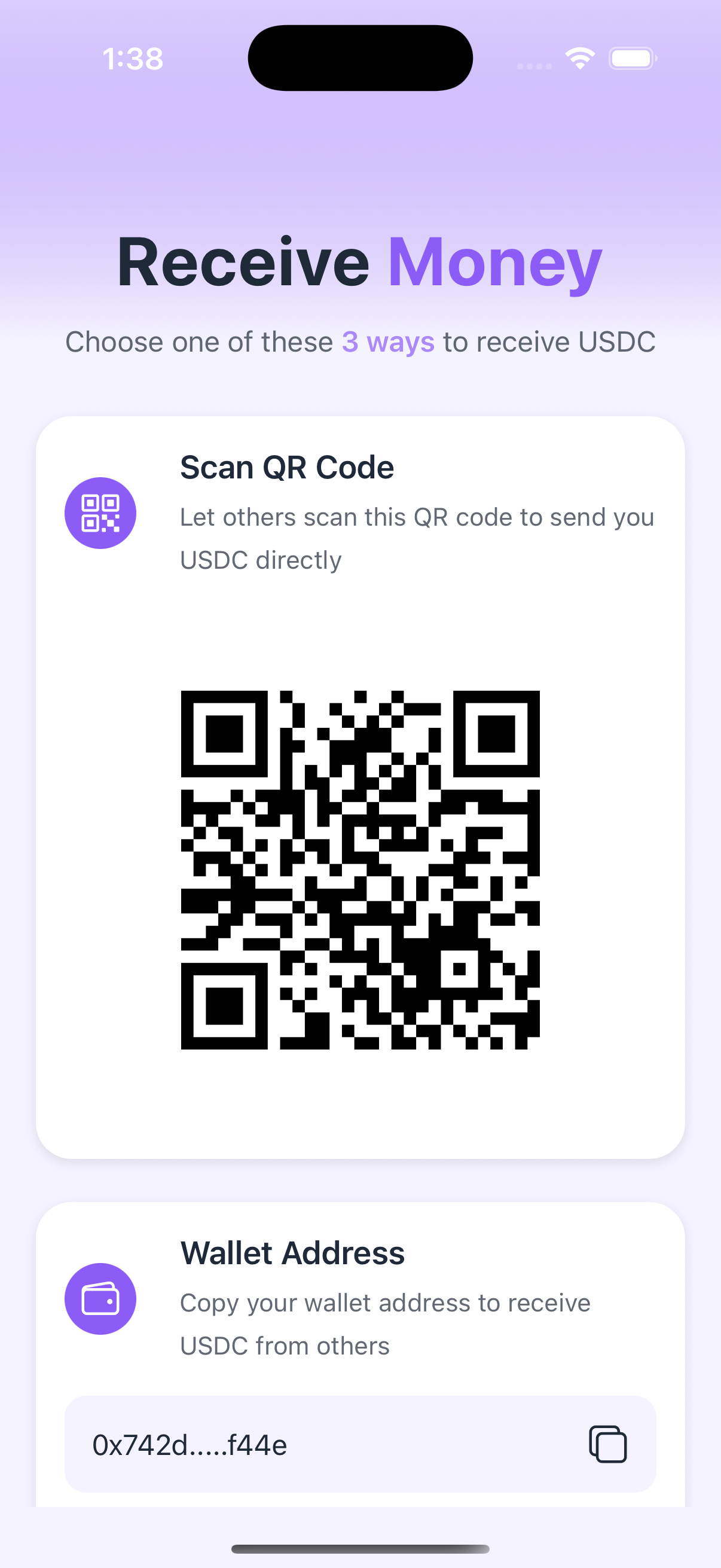 Receive Money